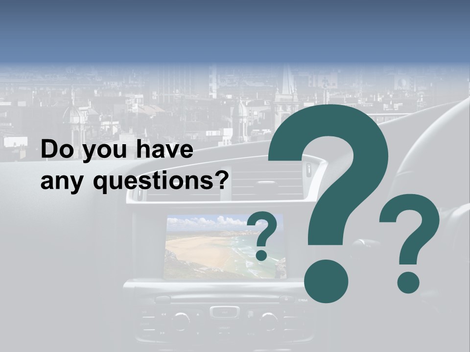 Palazzo Direzione Orizzontale PowerPoint Template