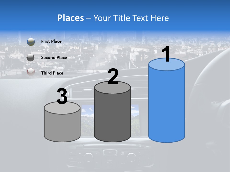 Immaginazione Auto Monti PowerPoint Template