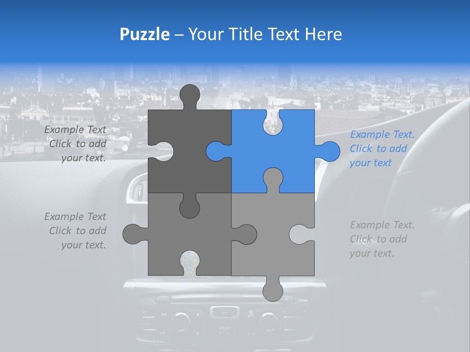 Immaginazione Auto Monti PowerPoint Template
