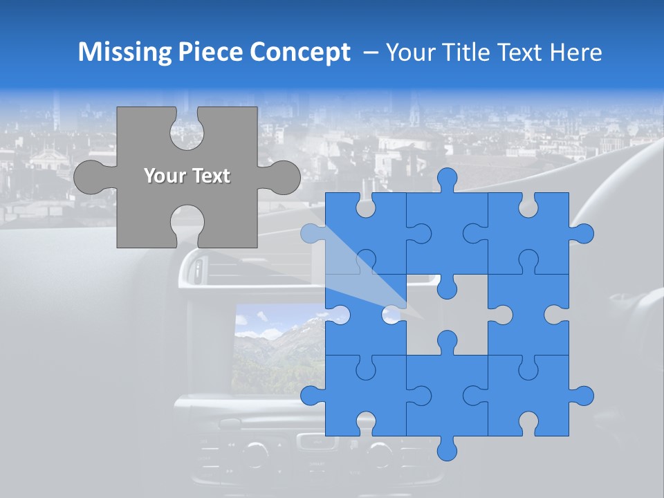 Immaginazione Auto Monti PowerPoint Template