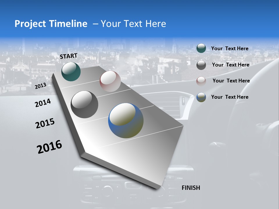 Immaginazione Auto Monti PowerPoint Template