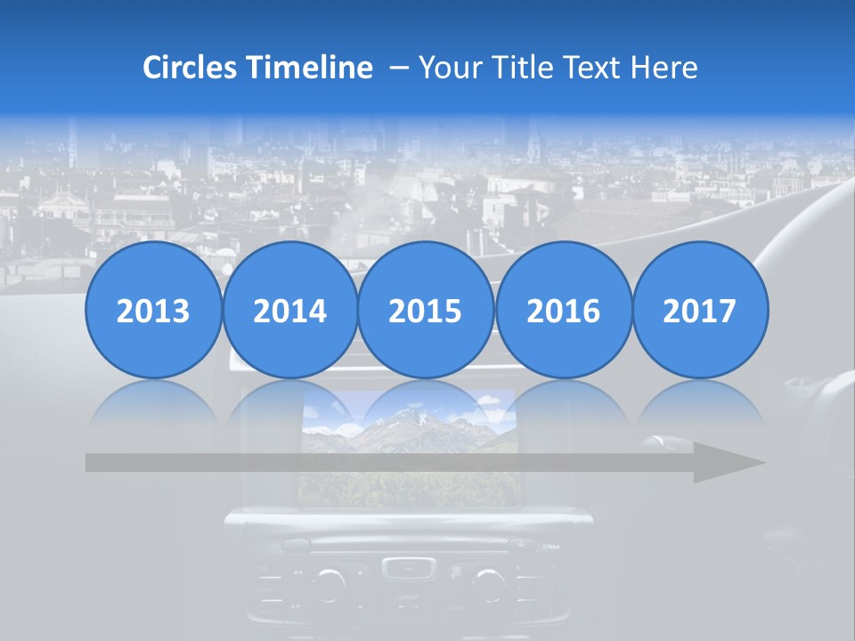 Immaginazione Auto Monti PowerPoint Template