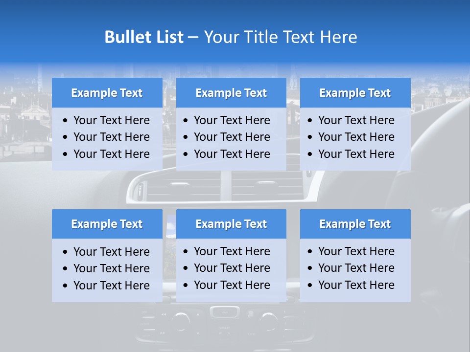 Immaginazione Auto Monti PowerPoint Template