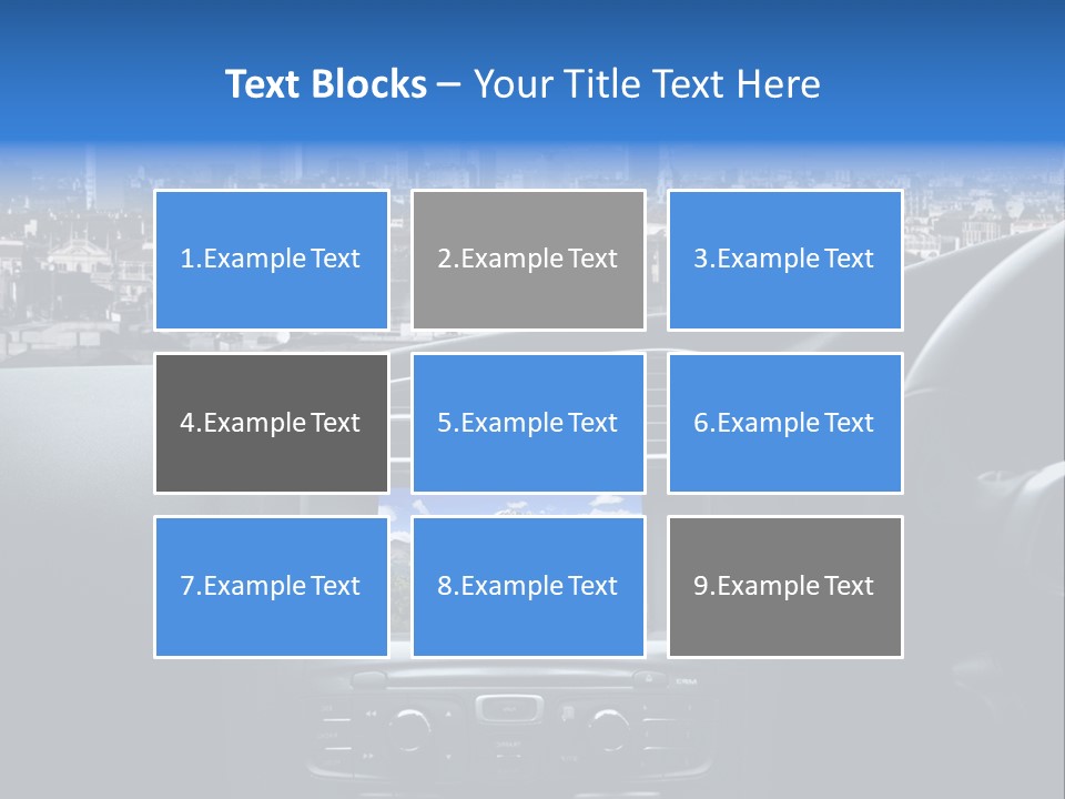 Immaginazione Auto Monti PowerPoint Template