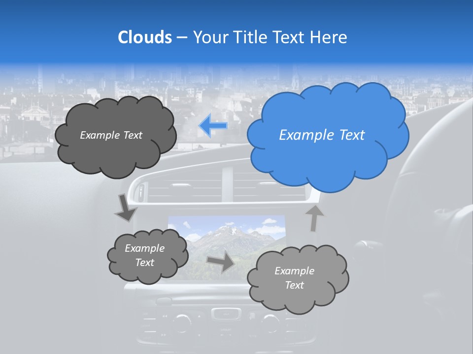 Immaginazione Auto Monti PowerPoint Template