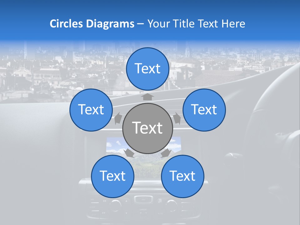 Immaginazione Auto Monti PowerPoint Template
