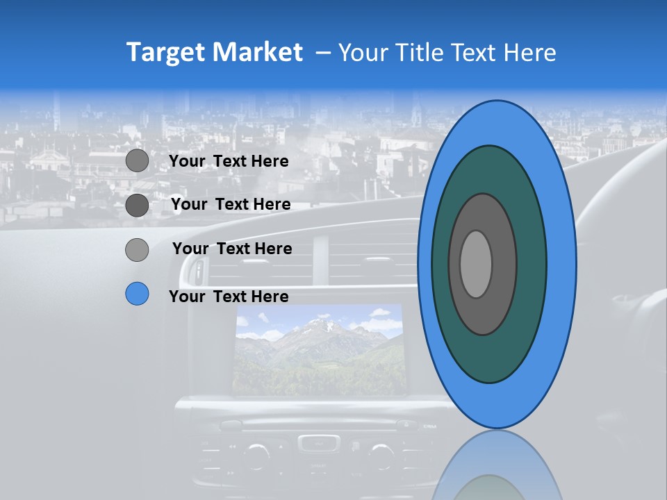 Immaginazione Auto Monti PowerPoint Template