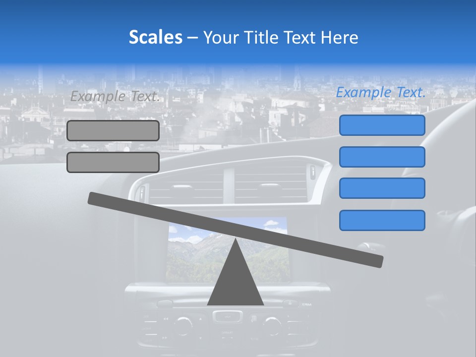 Immaginazione Auto Monti PowerPoint Template