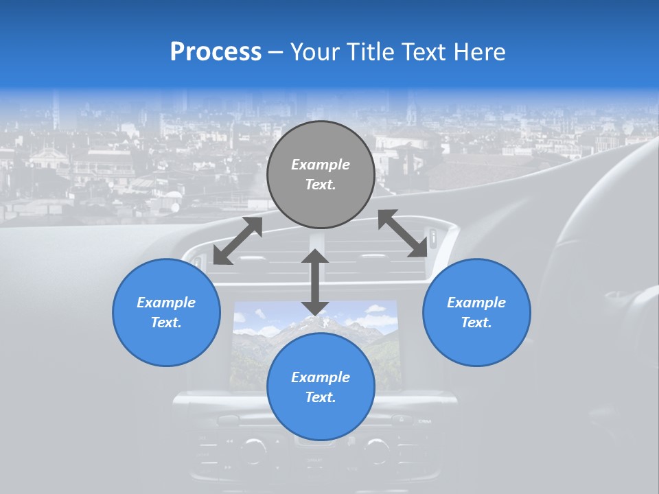 Immaginazione Auto Monti PowerPoint Template