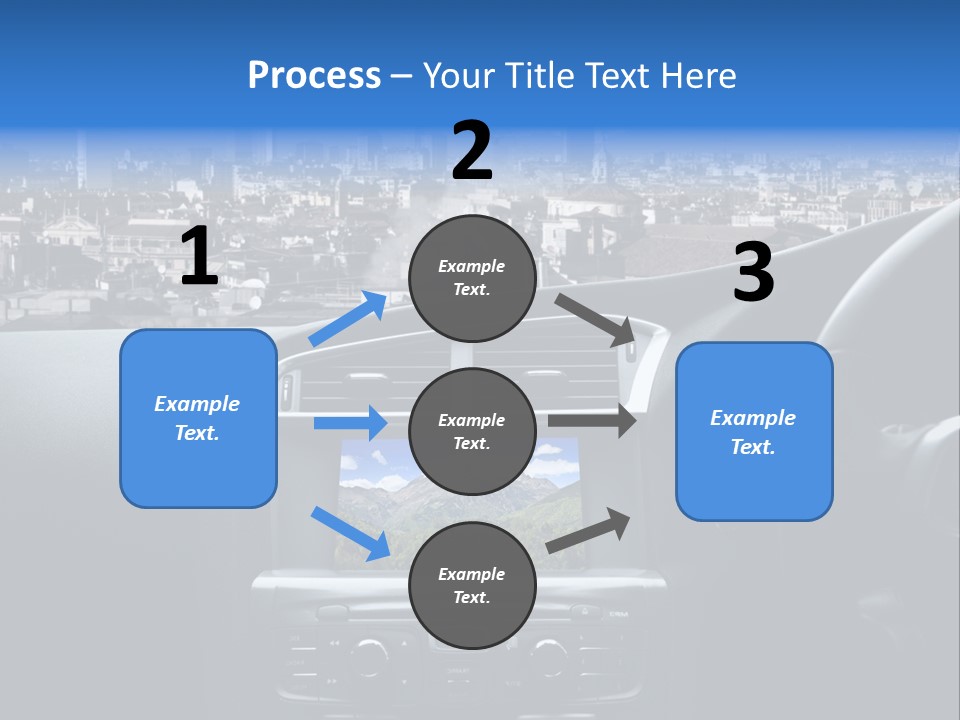 Immaginazione Auto Monti PowerPoint Template