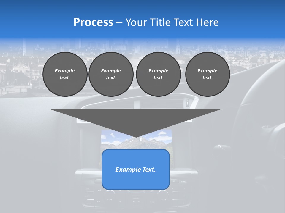 Immaginazione Auto Monti PowerPoint Template