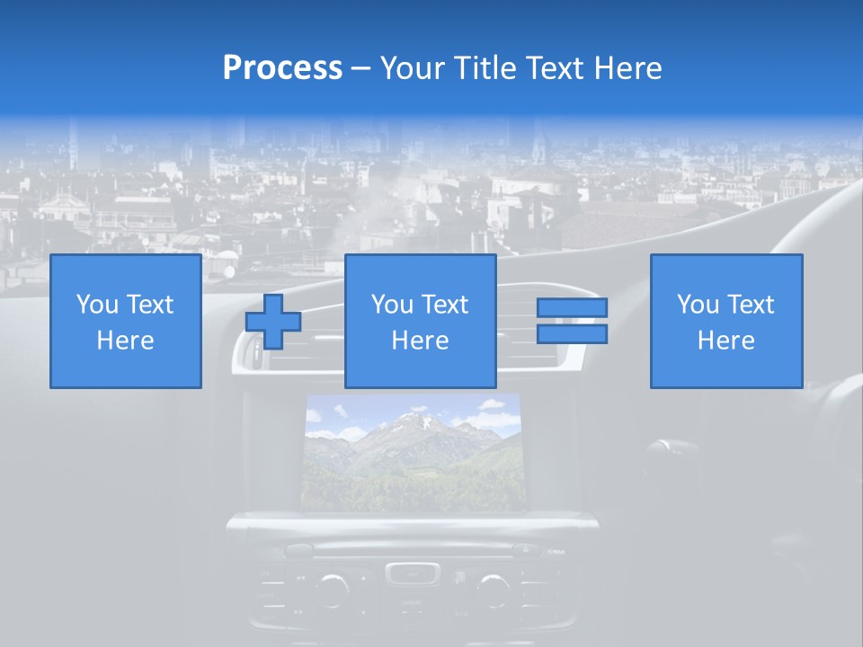 Immaginazione Auto Monti PowerPoint Template