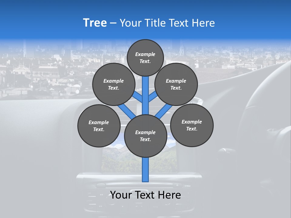 Immaginazione Auto Monti PowerPoint Template