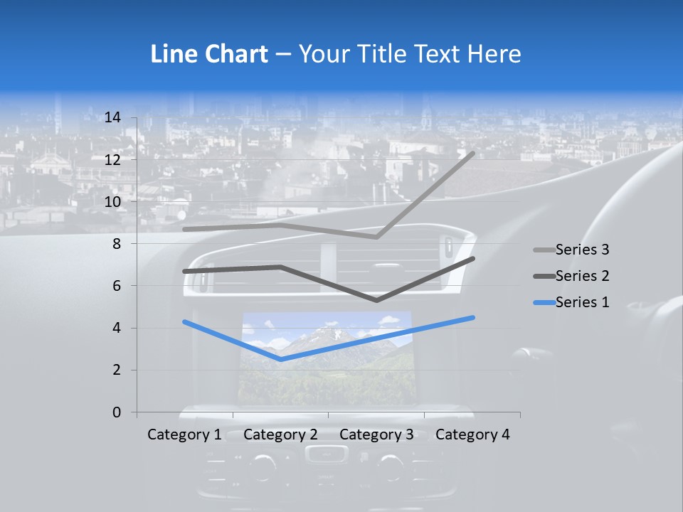 Immaginazione Auto Monti PowerPoint Template