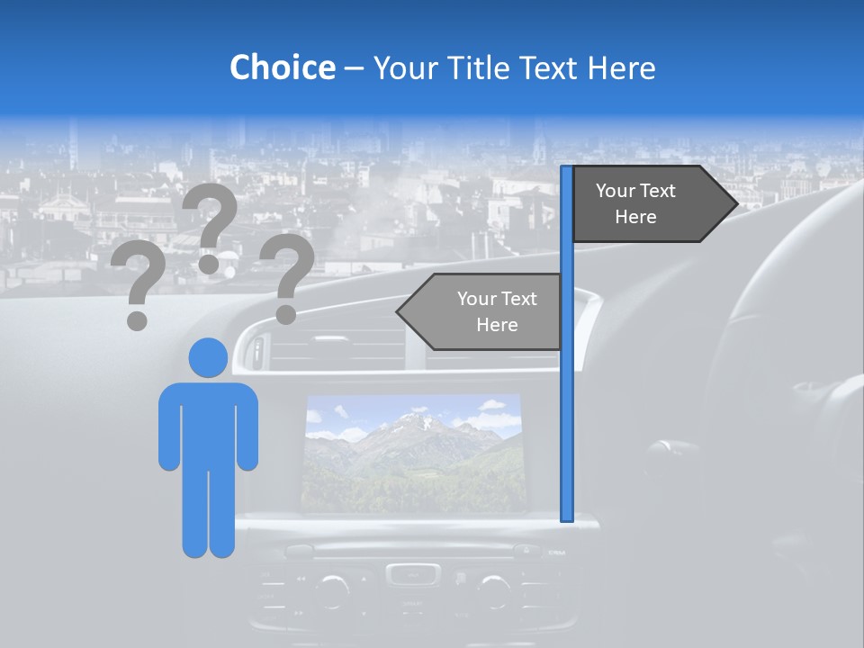 Immaginazione Auto Monti PowerPoint Template