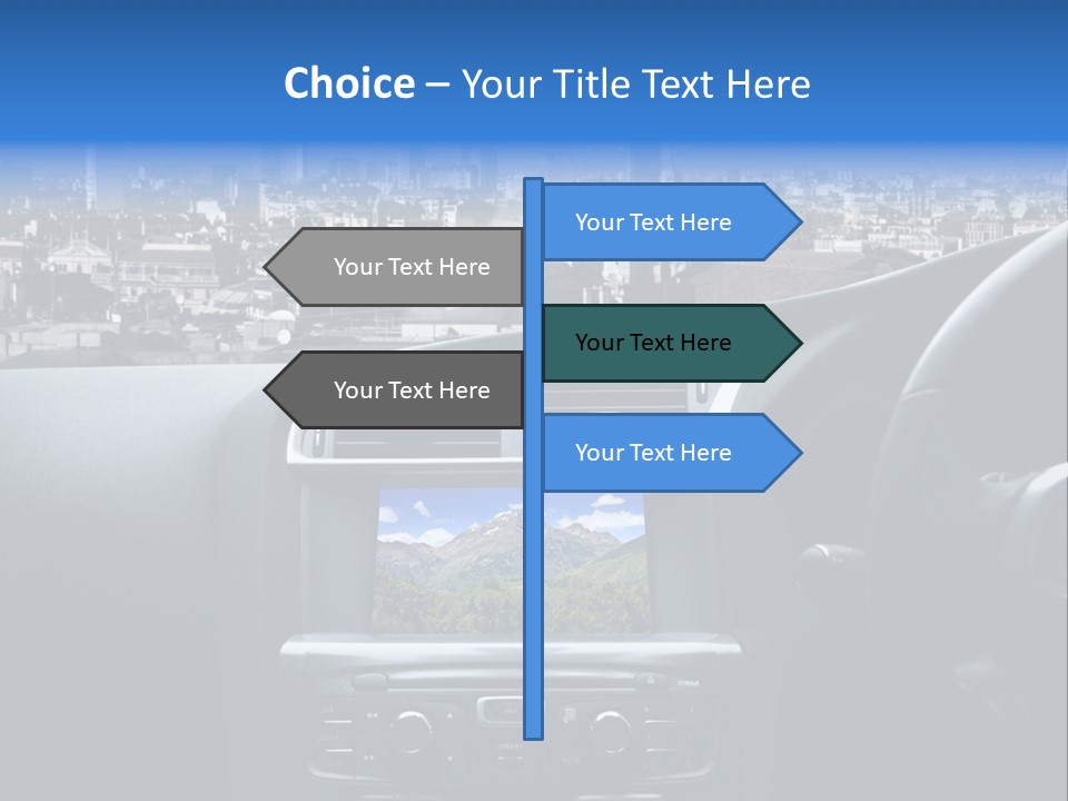 Immaginazione Auto Monti PowerPoint Template