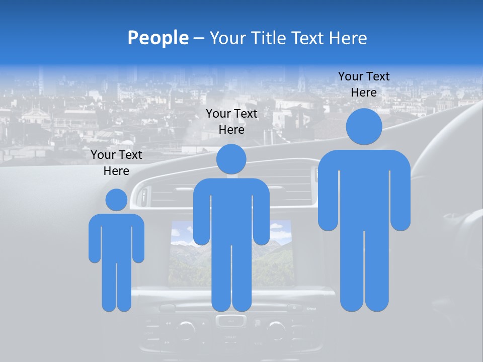 Immaginazione Auto Monti PowerPoint Template