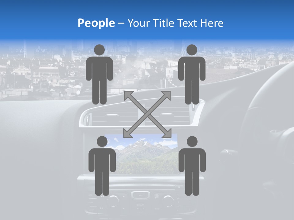 Immaginazione Auto Monti PowerPoint Template