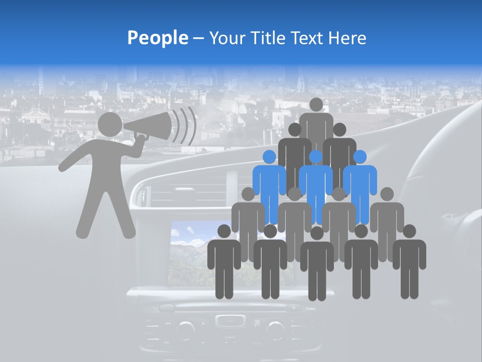 Immaginazione Auto Monti PowerPoint Template