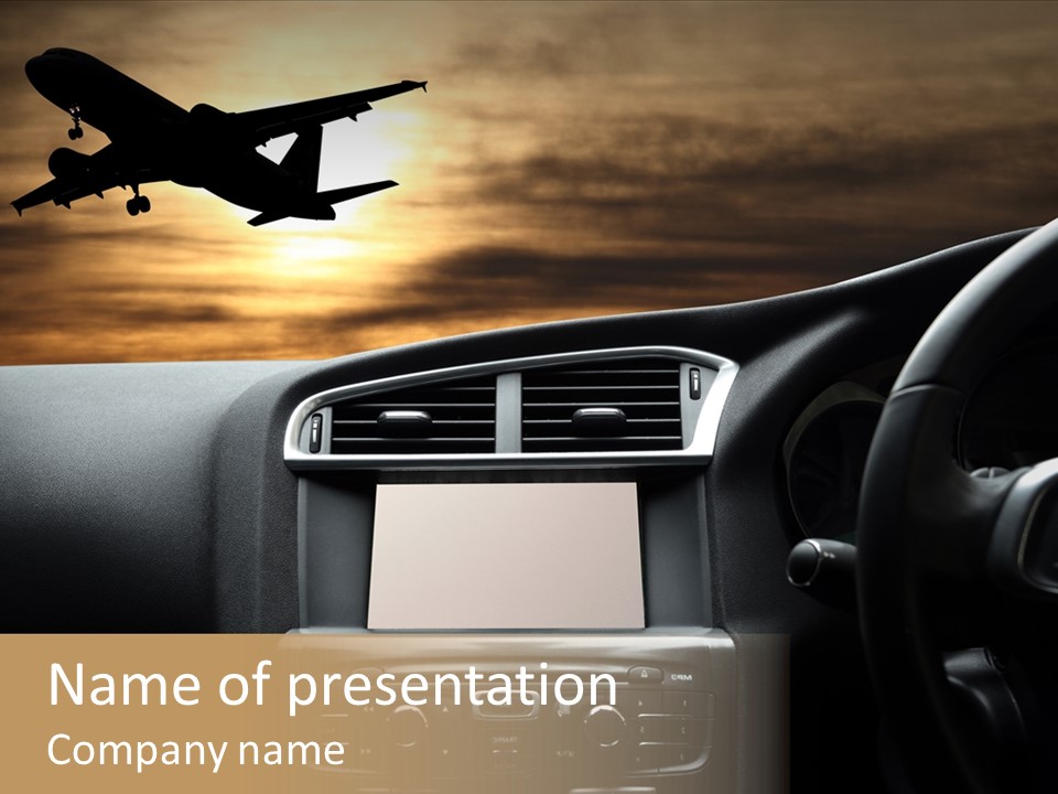 Fuggire Destinazione Sogno PowerPoint Template