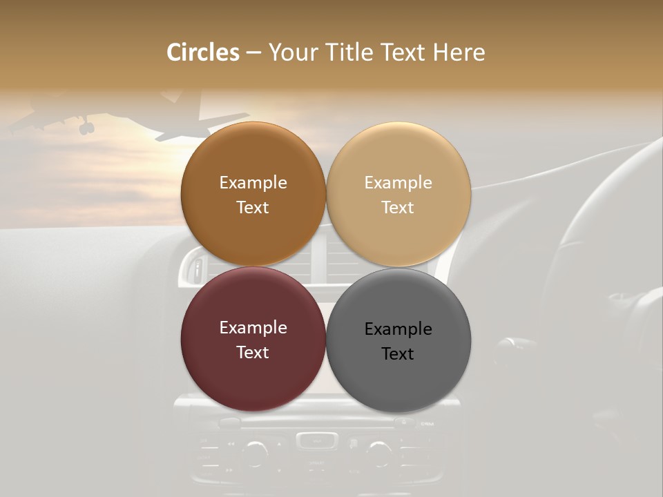 Fuggire Destinazione Sogno PowerPoint Template