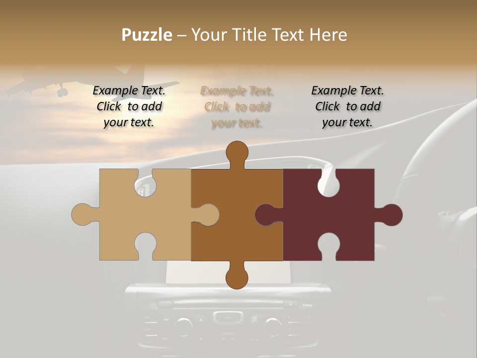 Fuggire Destinazione Sogno PowerPoint Template