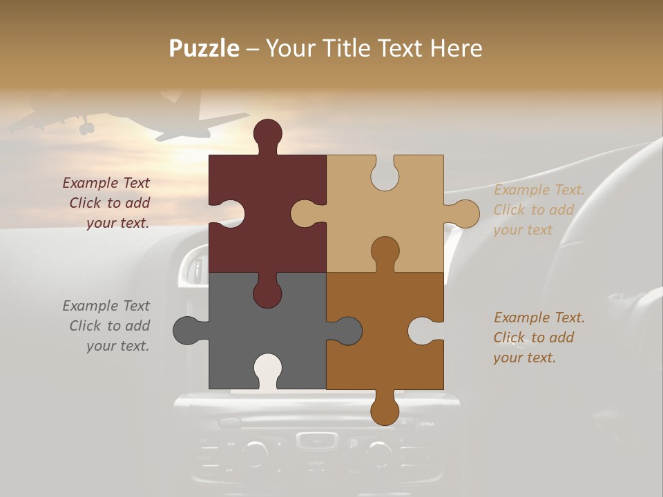 Fuggire Destinazione Sogno PowerPoint Template