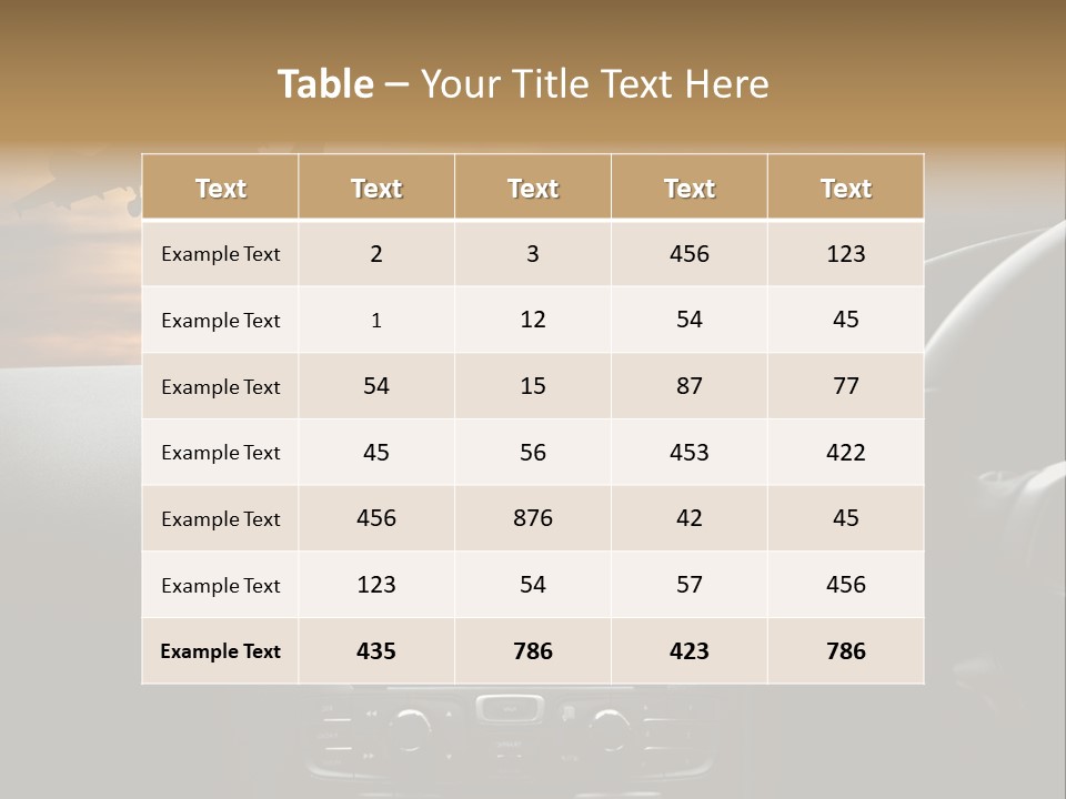 Fuggire Destinazione Sogno PowerPoint Template