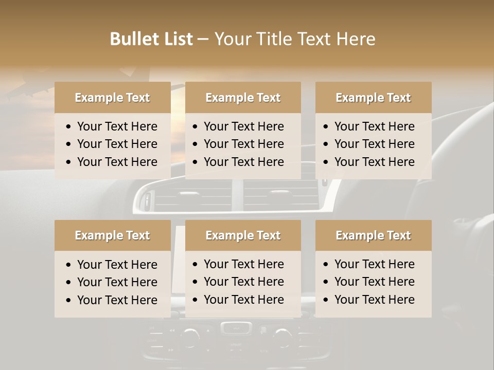 Fuggire Destinazione Sogno PowerPoint Template