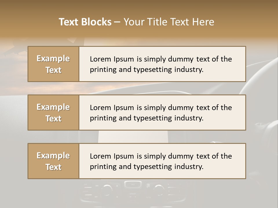 Fuggire Destinazione Sogno PowerPoint Template