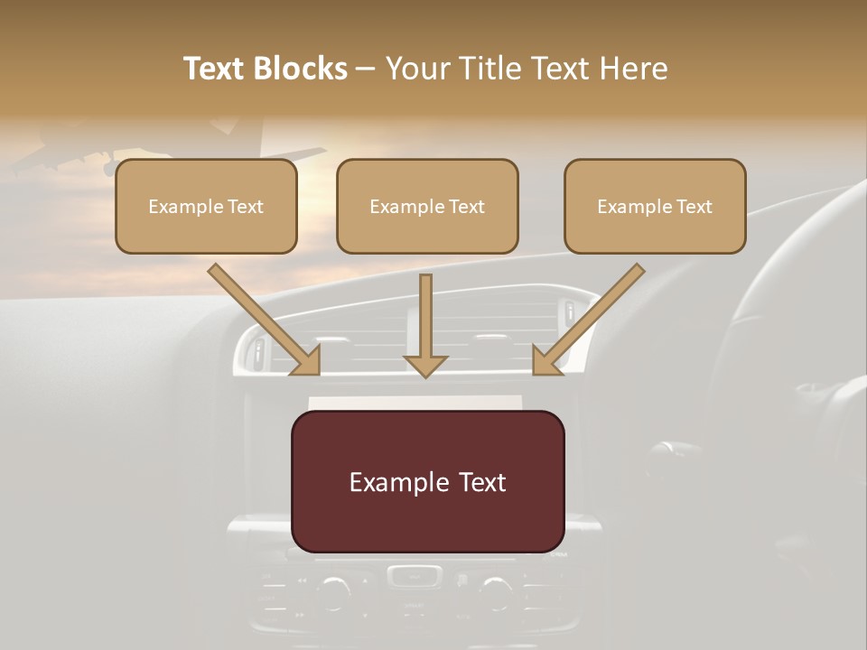 Fuggire Destinazione Sogno PowerPoint Template