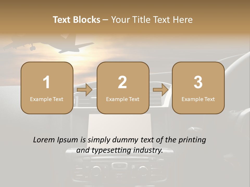 Fuggire Destinazione Sogno PowerPoint Template