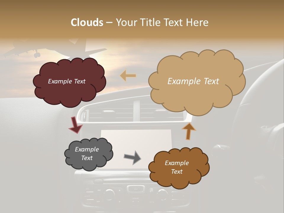 Fuggire Destinazione Sogno PowerPoint Template