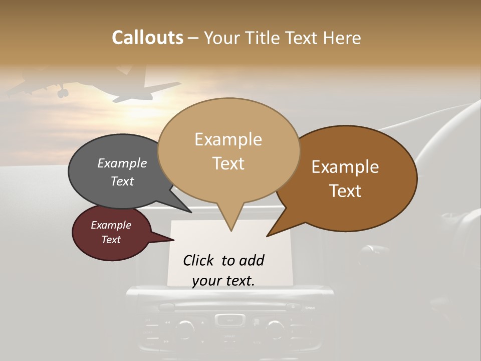 Fuggire Destinazione Sogno PowerPoint Template