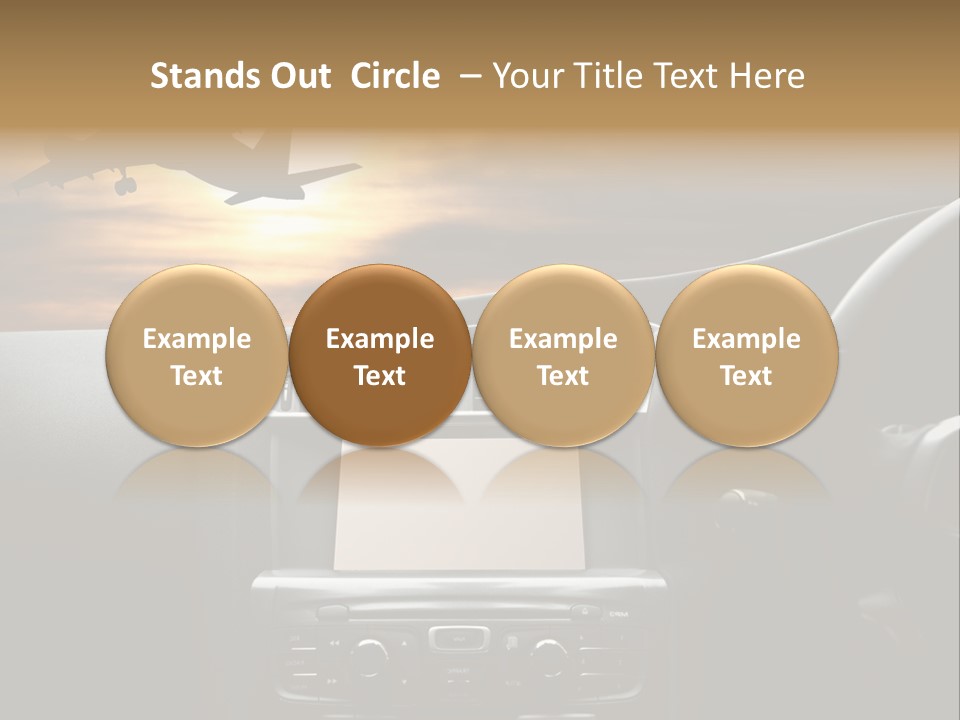 Fuggire Destinazione Sogno PowerPoint Template