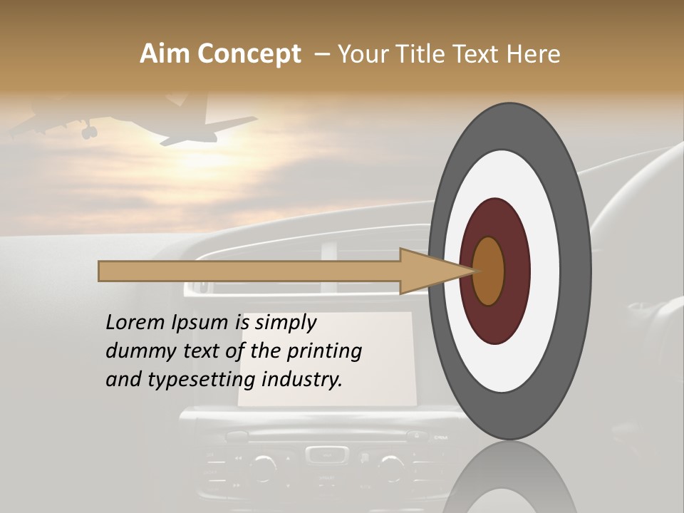 Fuggire Destinazione Sogno PowerPoint Template