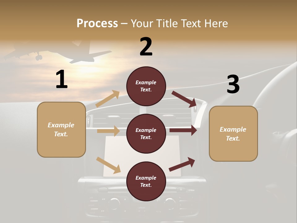 Fuggire Destinazione Sogno PowerPoint Template