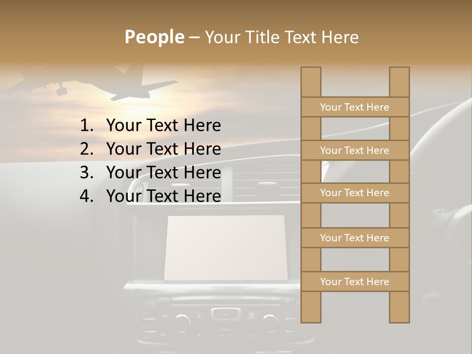 Fuggire Destinazione Sogno PowerPoint Template