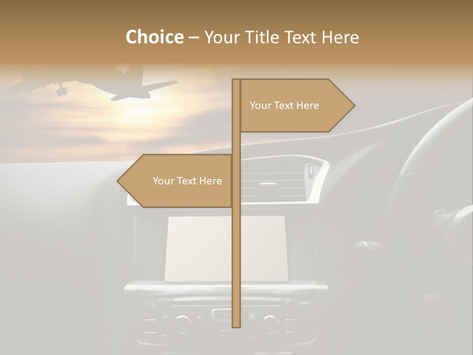 Fuggire Destinazione Sogno PowerPoint Template