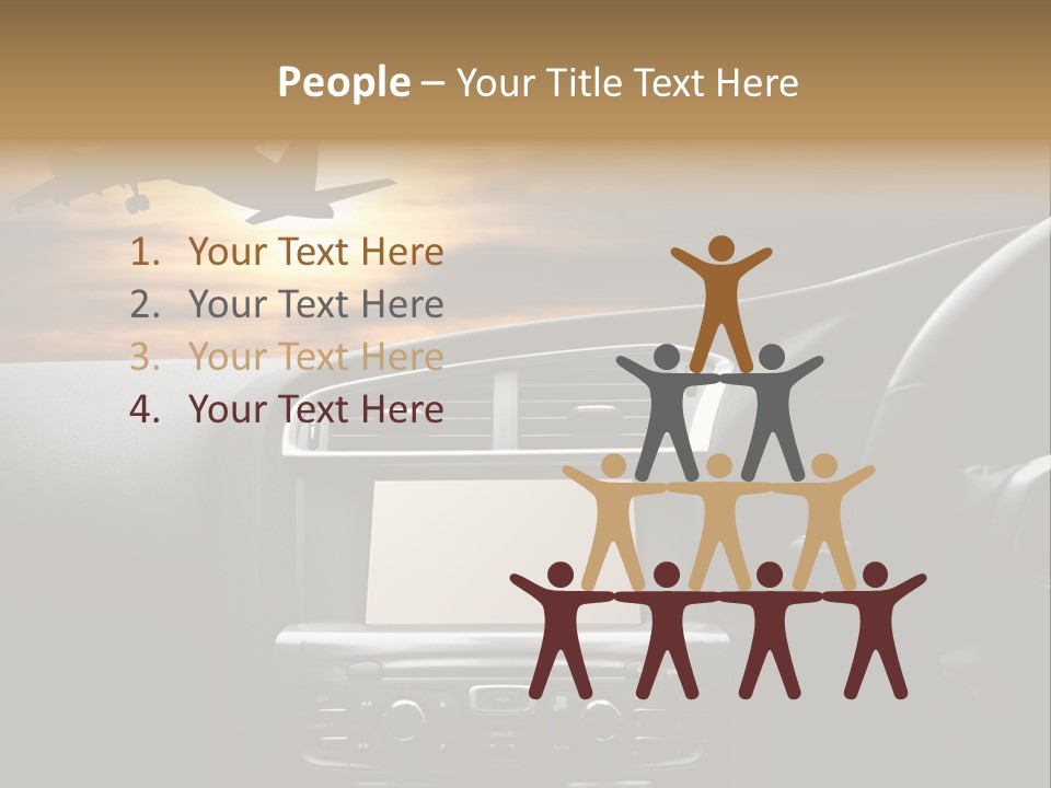 Fuggire Destinazione Sogno PowerPoint Template