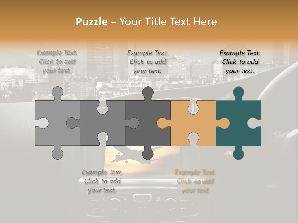 Volare Controllo Concetto PowerPoint Template