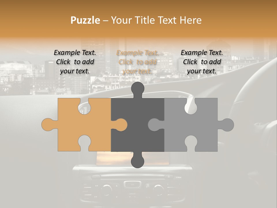 Volare Controllo Concetto PowerPoint Template