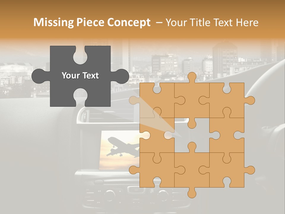 Volare Controllo Concetto PowerPoint Template