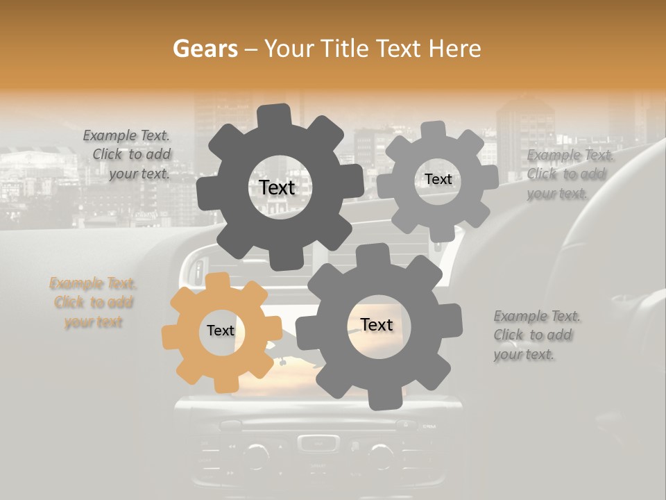 Volare Controllo Concetto PowerPoint Template