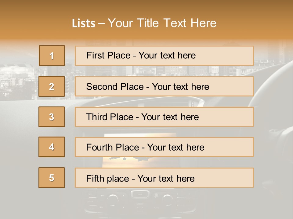 Volare Controllo Concetto PowerPoint Template