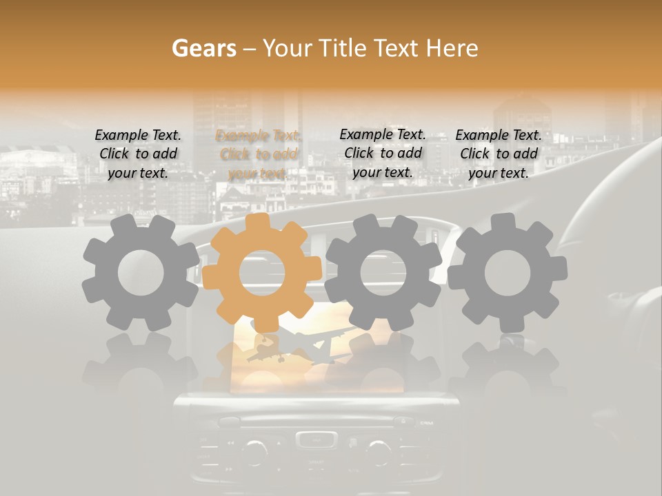 Volare Controllo Concetto PowerPoint Template