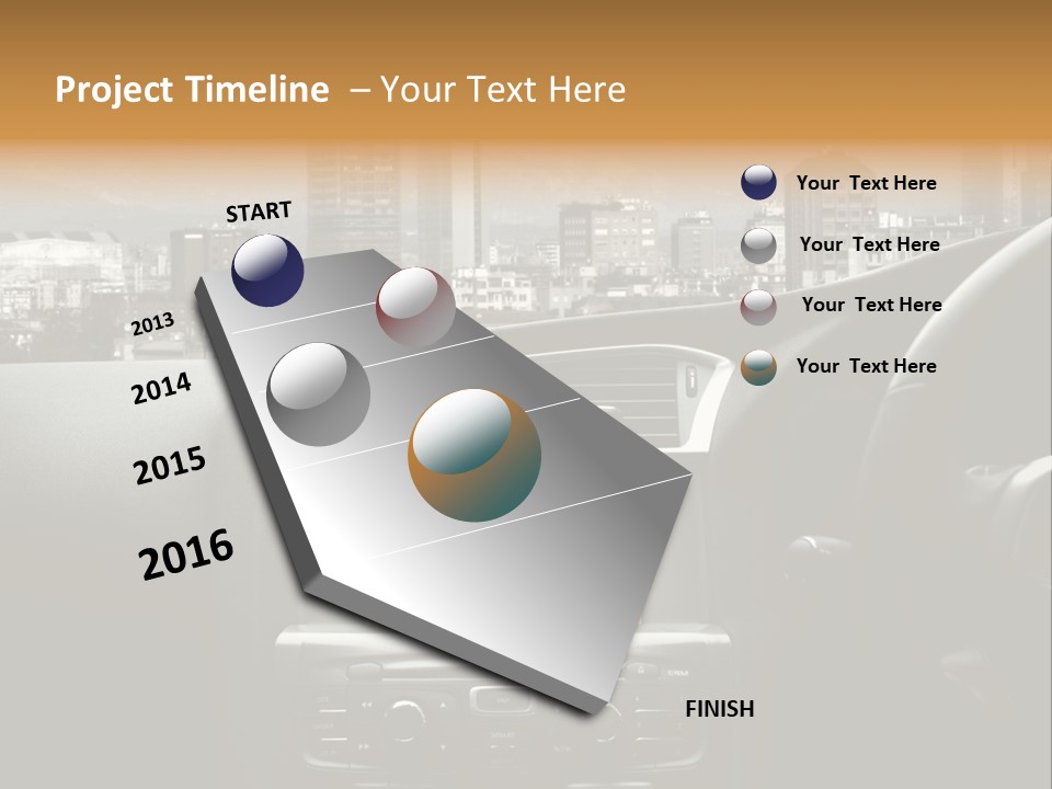 Volare Controllo Concetto PowerPoint Template