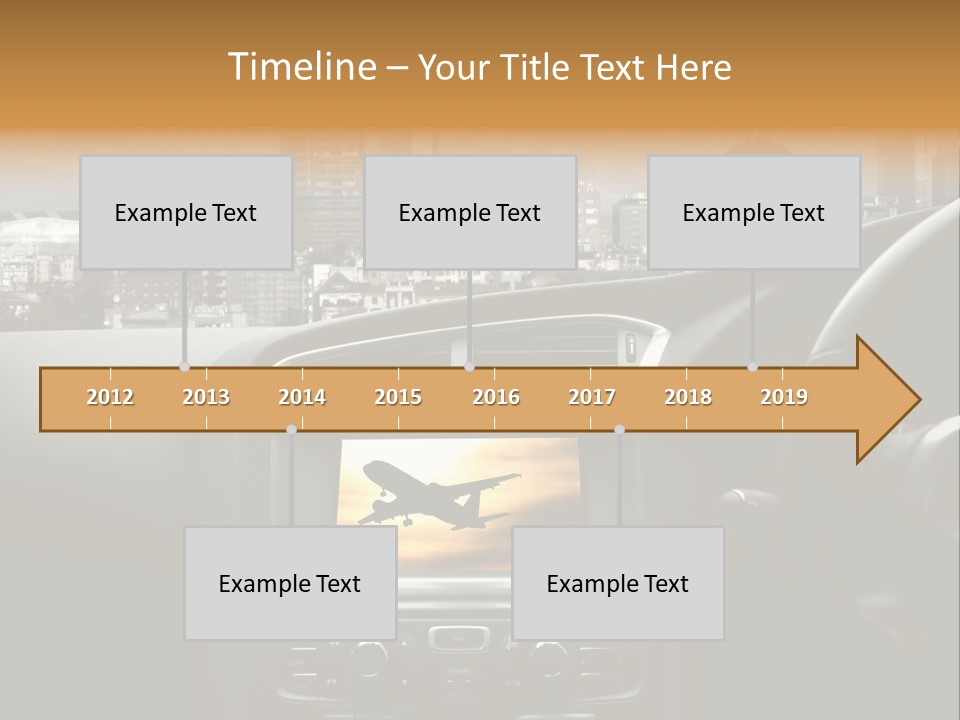 Volare Controllo Concetto PowerPoint Template