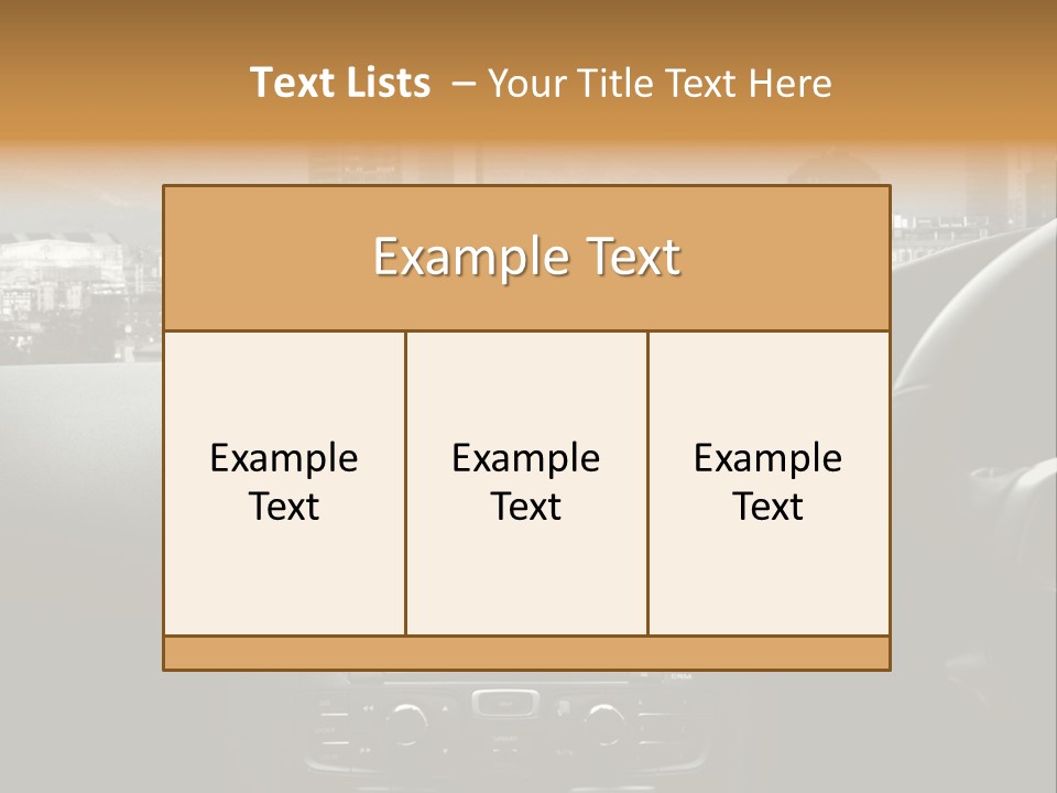 Volare Controllo Concetto PowerPoint Template