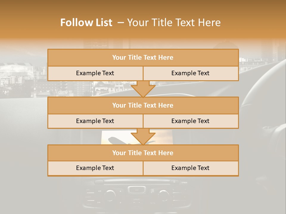 Volare Controllo Concetto PowerPoint Template